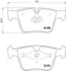 MERCE 1644202420 Brake Pad Set, disc brake